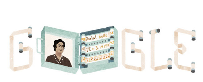 Doodle dedicado a Ángela Ruiz Robles