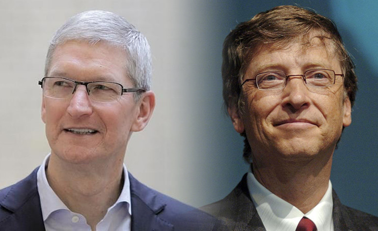 Tim Cook y Bill Gates