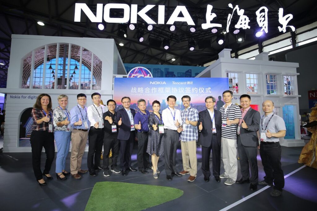 Nokia y Tencent se unen para crear y probar aplicaciones 5G en China
