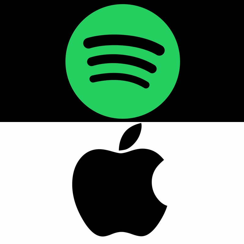 Spotify y Apple