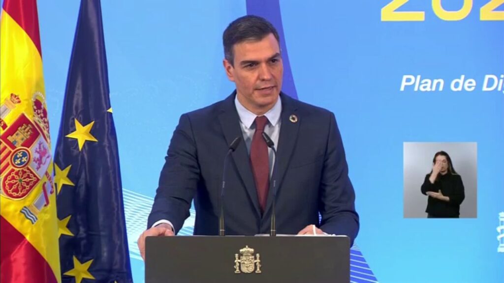 Sánchez presenta los planes de digitalización de las pymes, de la administración pública y el plan de competencias digitales