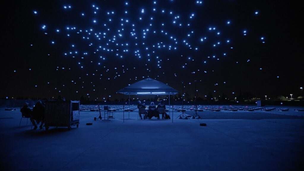Mil drones decoran los cielos para celebrar le lanzamiento del nuevo Samsung Galaxy Book