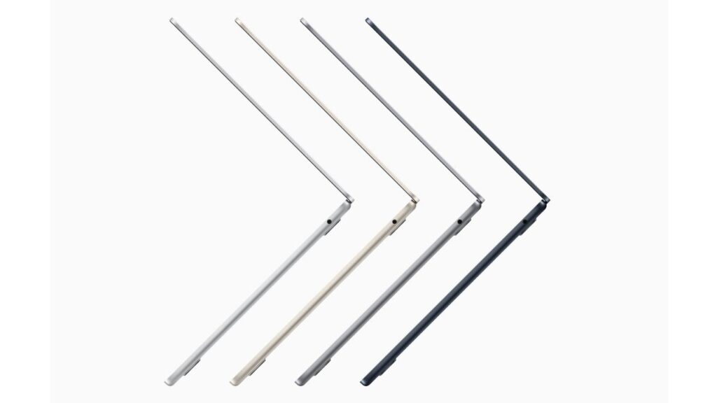 Colores Apple Macbook Air 2022