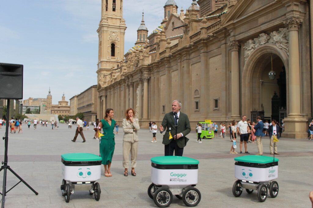 Zaragoza se convertirá en la primera ciudad española en iniciar una prueba piloto de robots de reparto autónomos
