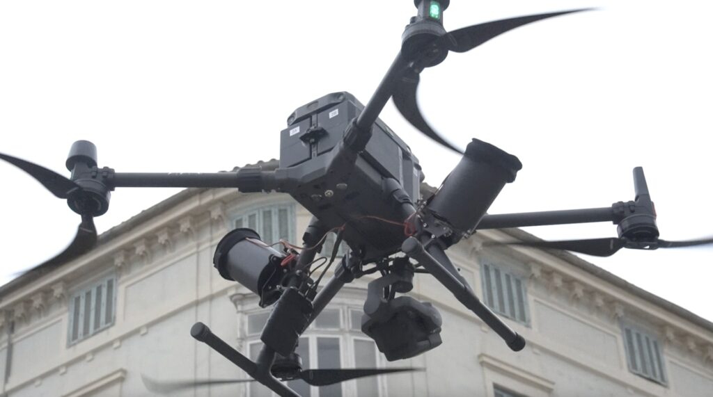Telefónica prueba la transmisión de video con drones en una red privada 5G