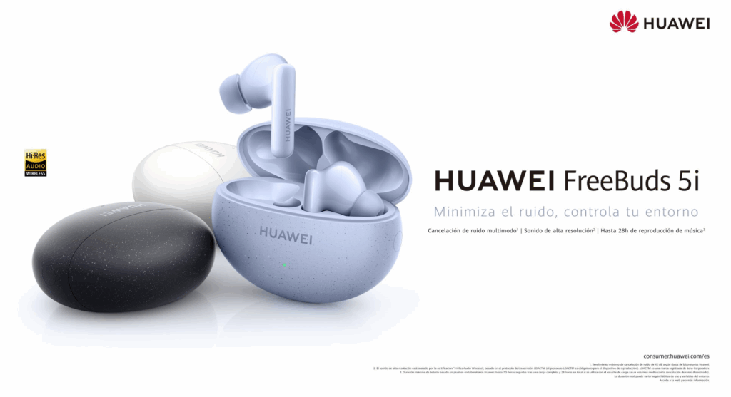 Huawei lanza FreeBuds 5i