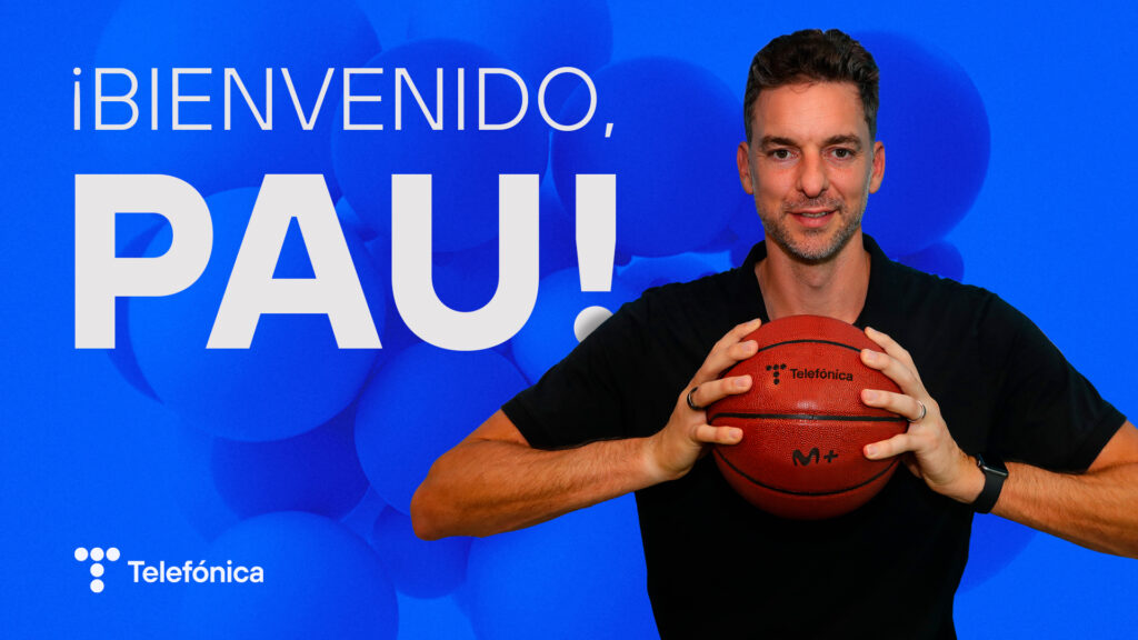 Telefónica ficha a Pau Gasol como nuevo embajador
