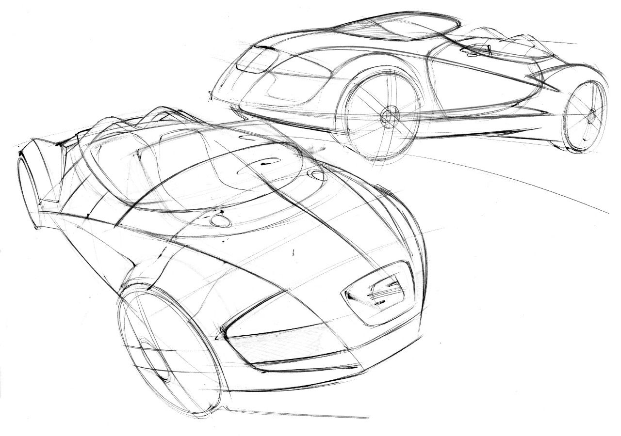 Sketches del Seat Tango