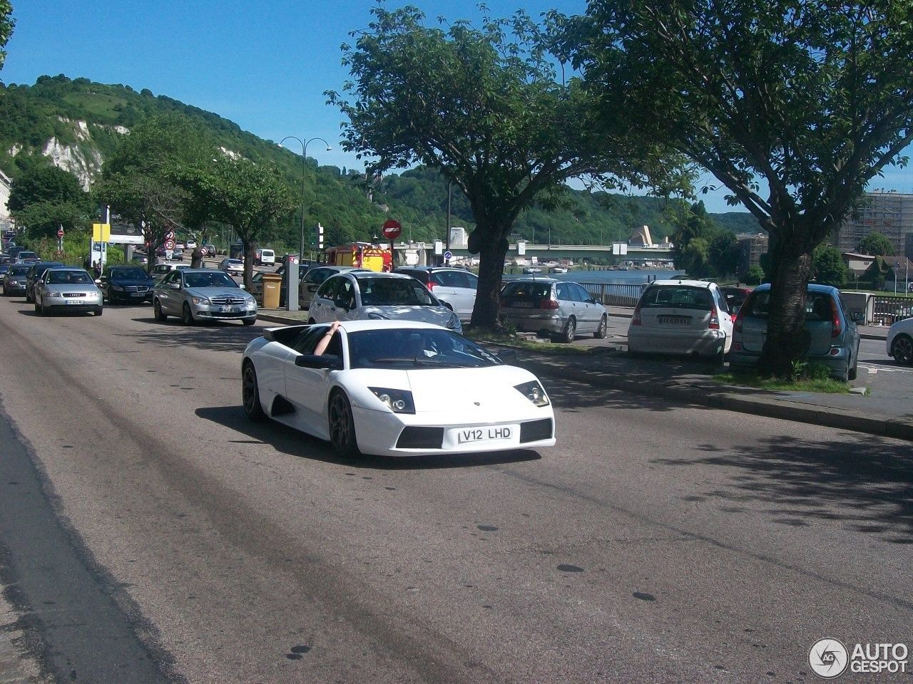 Lamborghini Murciélago LP580 blanco matriculado (Autogespot)