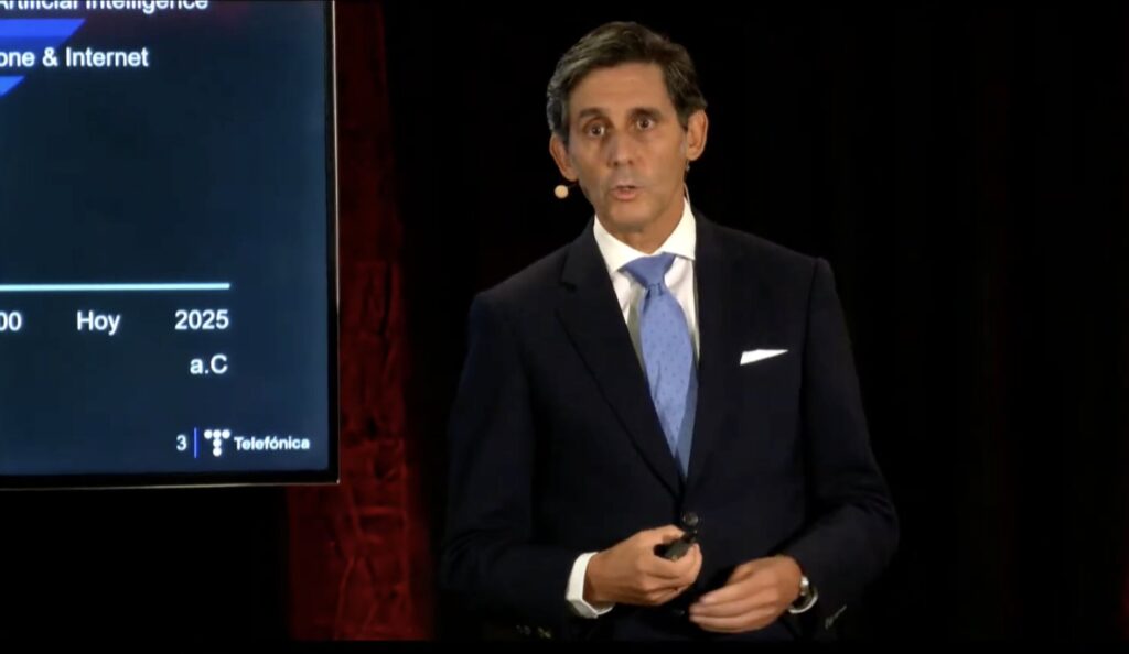 Álvarez-Pallete (Telefónica) sobre el fair share: "No es su dinero, es nuestro dinero de vuelta lo que queremos"