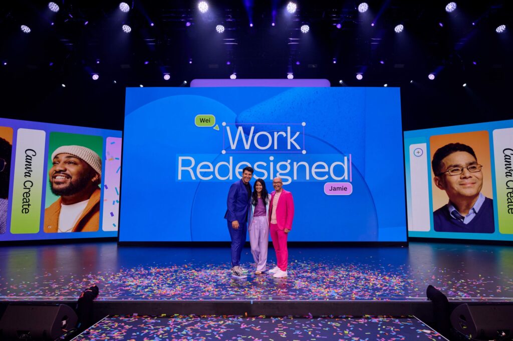 Canva celebra Canva Create presentando una nueva era para empresas con nuevas herramientas diseñadas para el entorno laboral