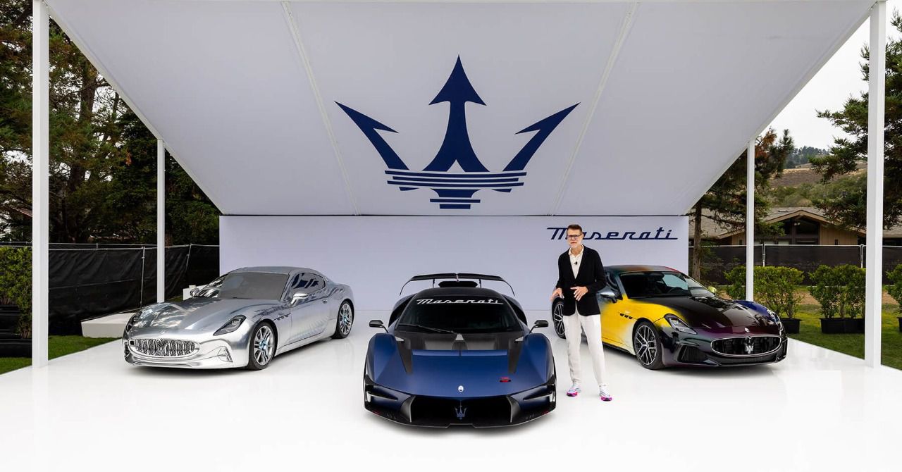 Busse presentando los modelos GranTurismo Luce, MCXtrema y GranTurismo Prisma