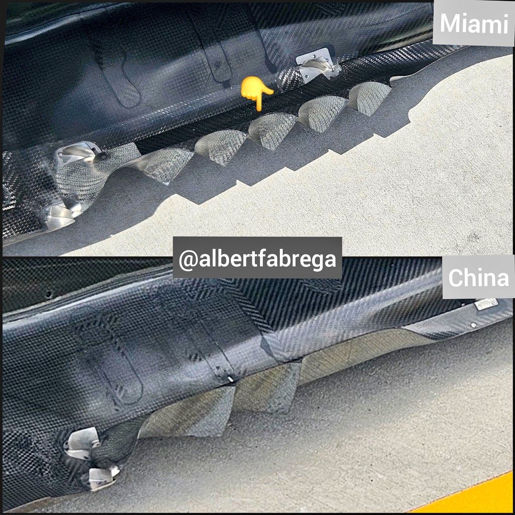 Nuevo borde en el suelo del W15