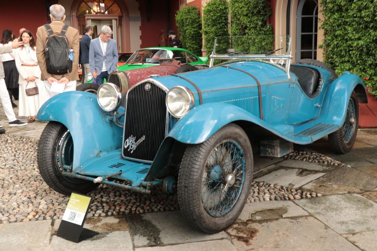 Alfa Romeo 8C 2300 Spider Figoni de 1932 en Villa d'Este (Autor: Sergio Calleja)