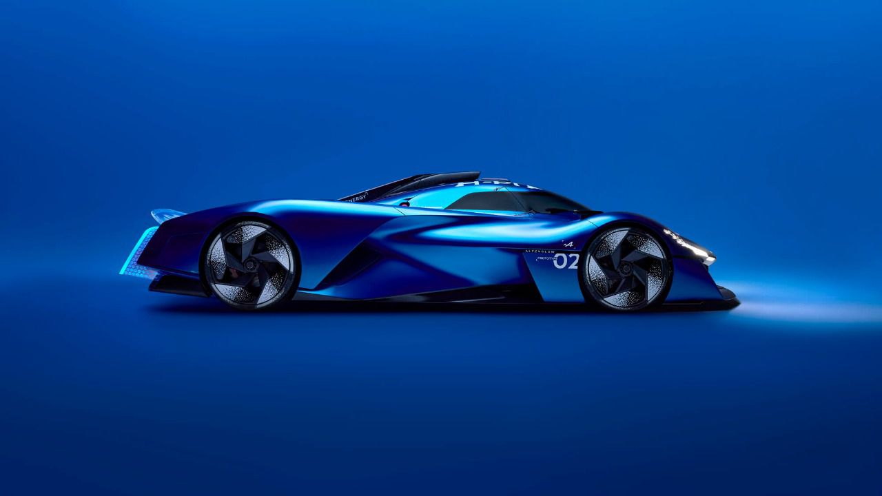 Vista lateral del perfil aerodinámico con forma de una gota de agua