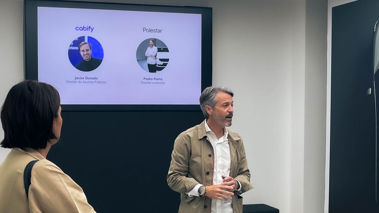 Pedro Parra durante la presentación (Autor: Pau Mesas)