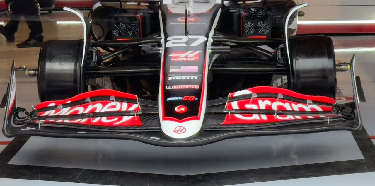 Nuevo diseño del alerón delantero del VF-24