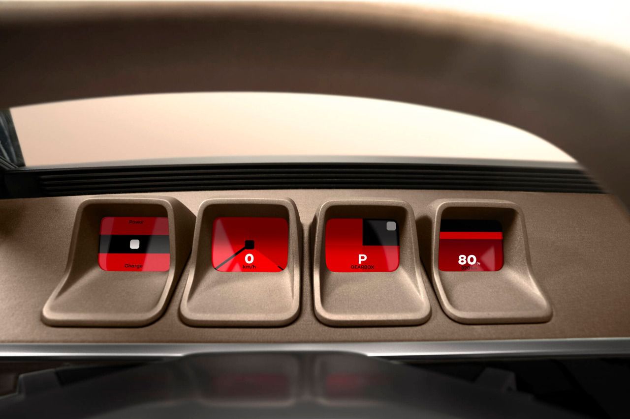 Cuadro de instrumentos del R17 Electric