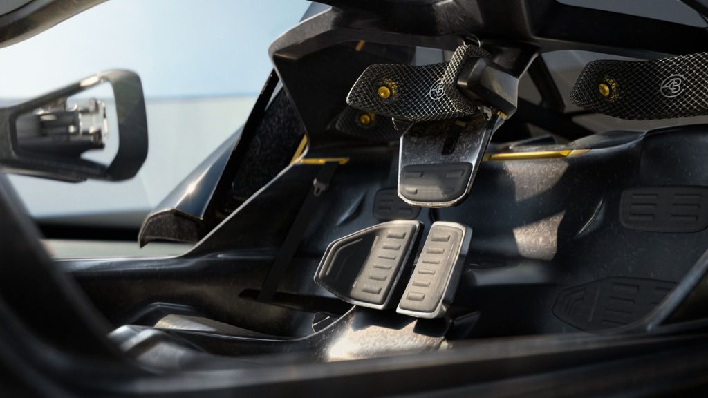 Pods inflables en el asiento del conductor