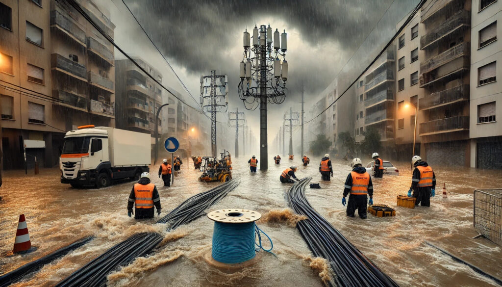 Las telecos responden a la crisis provocada por la DANA en Valencia