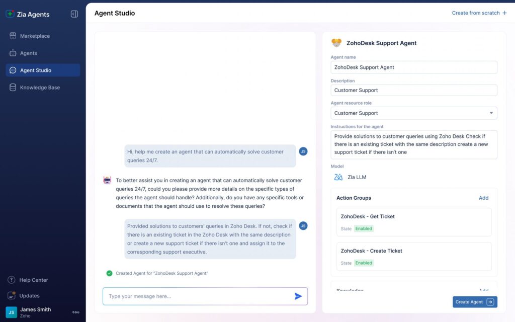 Zoho lanza Zia Agents, su apuesta por los agentes inteligentes