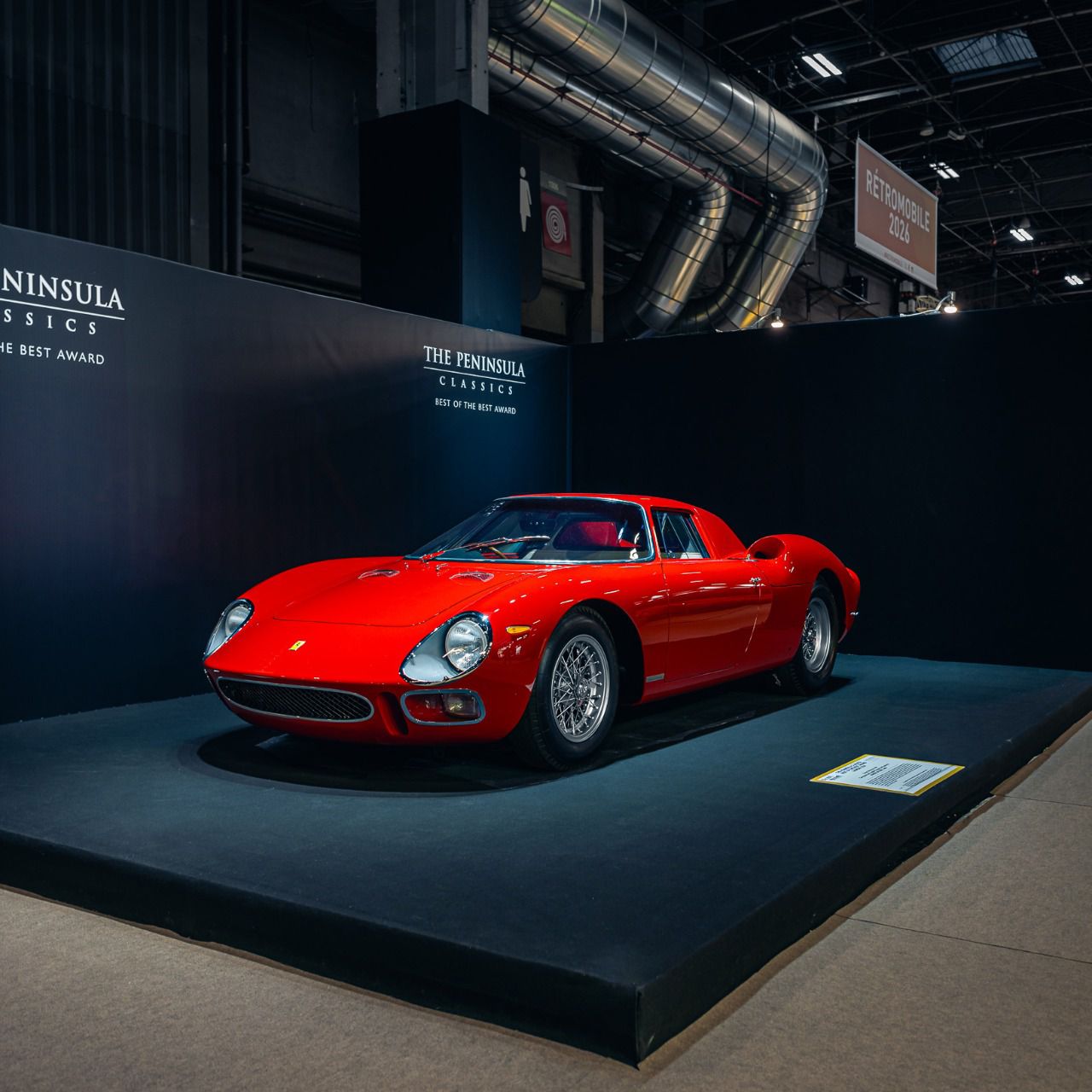 Ferrari 250 LM ganador del Best of the Best Award 2024 de The Peninsula Classics (Autor: Jorge Hernandez Gomez @jhgomezphoto)