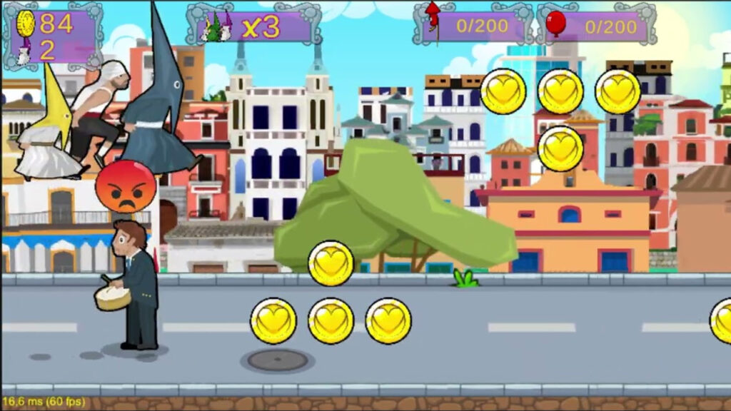 El videojuego de la Semana Santa: un nazareno en modo runner