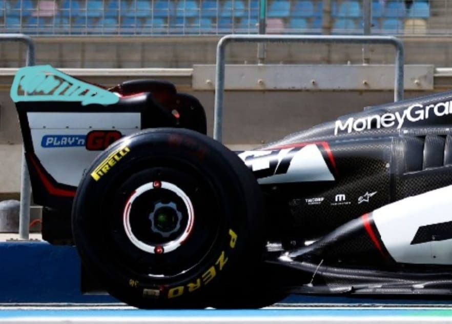 Corte en el alerón trasero del VF25