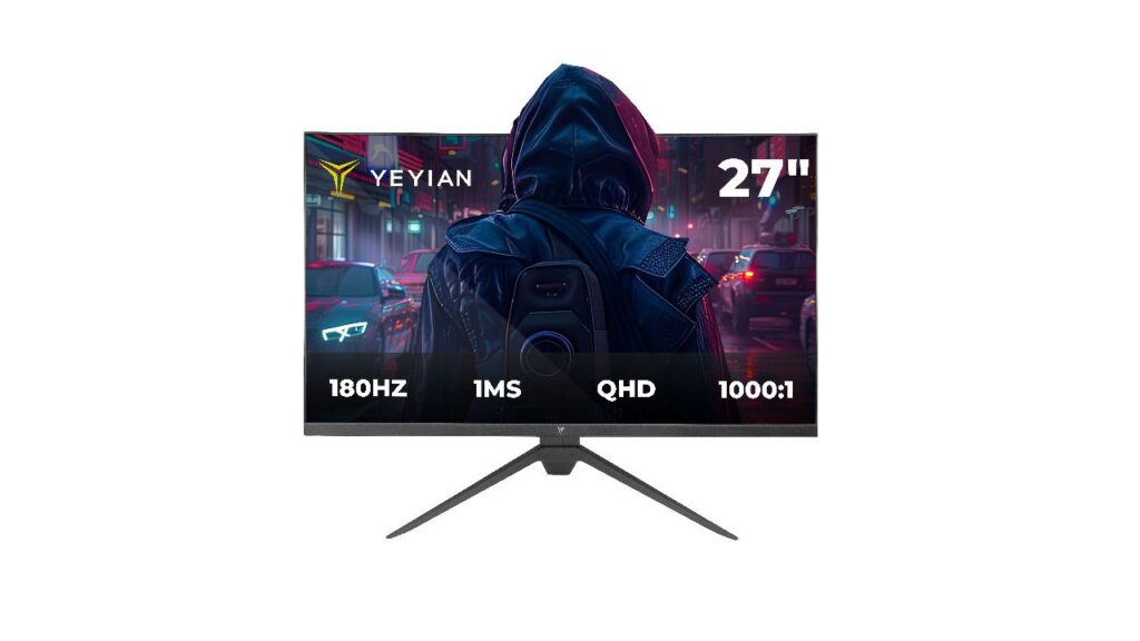 Un monitor QHD de 180Hz pensado para gamers y creativos llega al mercado español por 160 euros