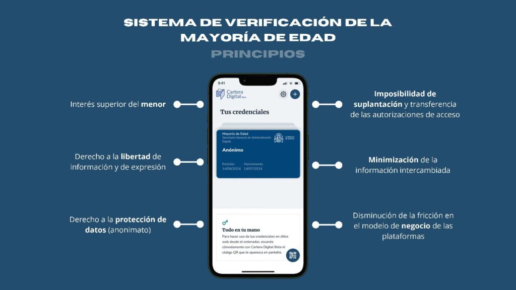Sistema de verificación de la mayoría de edad: principios de gobernanza