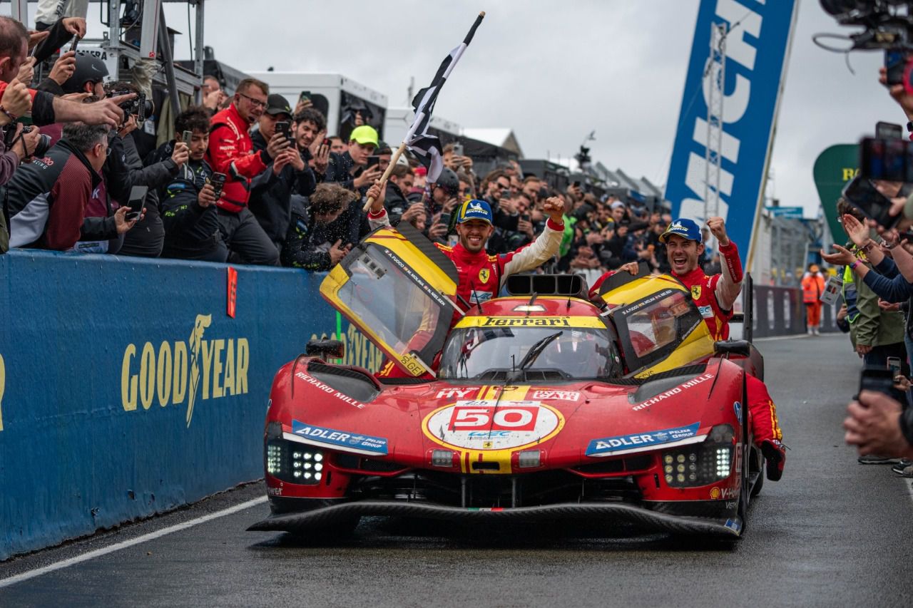 Ferrari 499P ganador de las 24 Horas de Le Mans (Autor: Iosu de los Mozos)