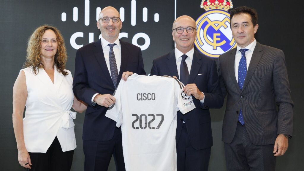 Real Madrid y Cisco refuerzan su alianza tecnológica con foco en redes avanzadas e inteligencia artificial
