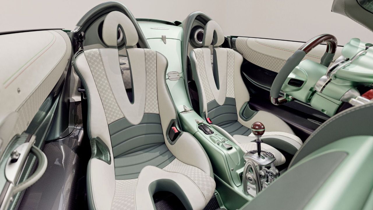 Interior del nuevo Pagani Huayra Codalunga Speedster