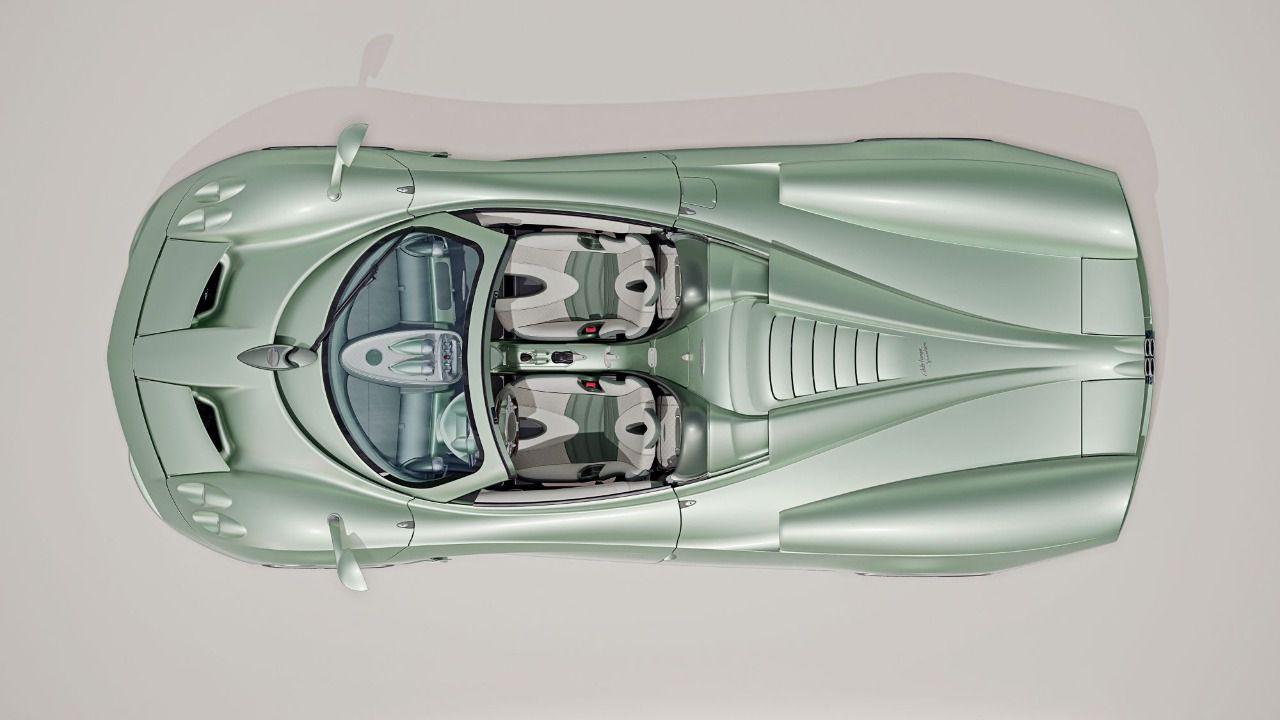 Vista cenital del nuevo Pagani Huayra Codalunga Speedster