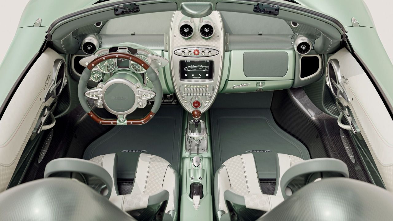 Interior del nuevo Pagani Huayra Codalunga Speedster