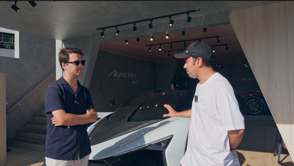 Fragmento de la entrevista con Rafael López en el stand de Zenvo en Goodwood Festival of Speed 2025