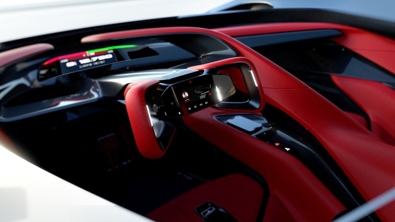 Interior del California Corvette Concept