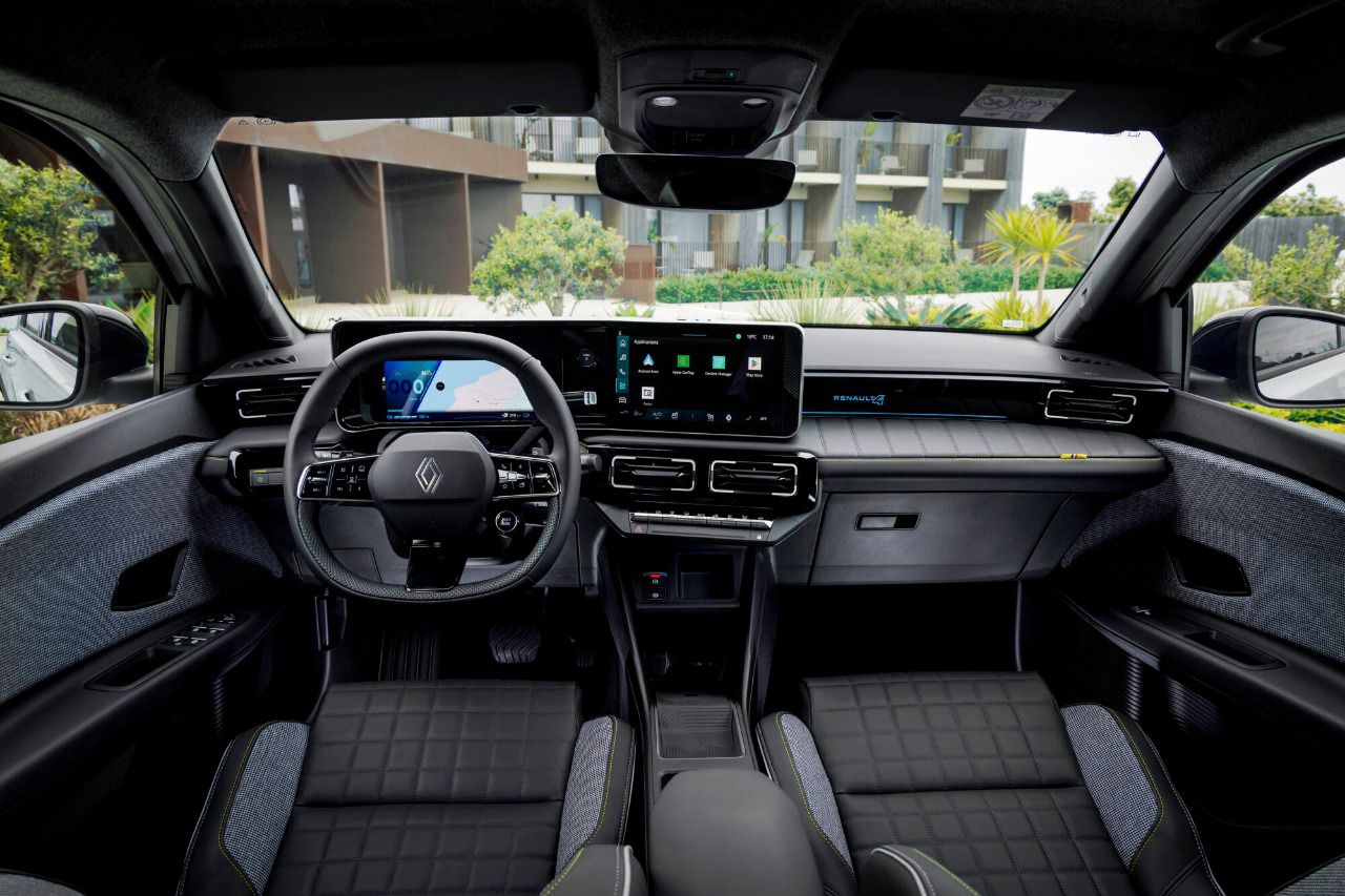Diseño interior del Renault 4 E-Tech