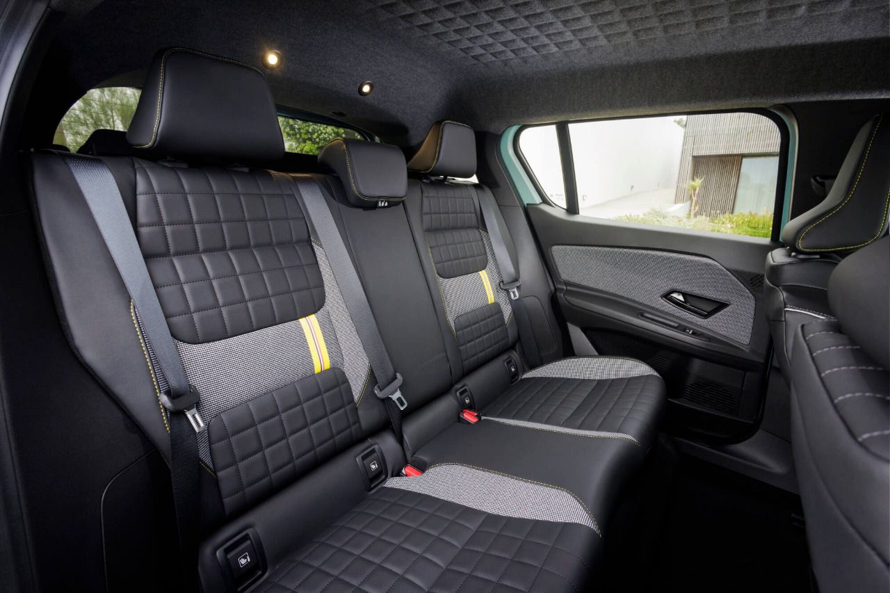 Plazas traseras del Renault 4 E-Tech