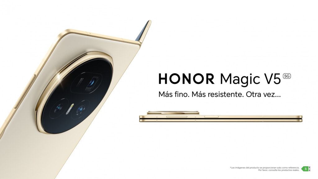 Más fino, más resistente. otra vez: HONOR Magic V5, un móvil de Guinness