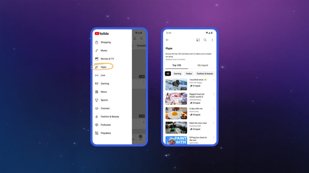 YouTube activa en España la función Hype para impulsar a los creadores emergentes: así funciona
