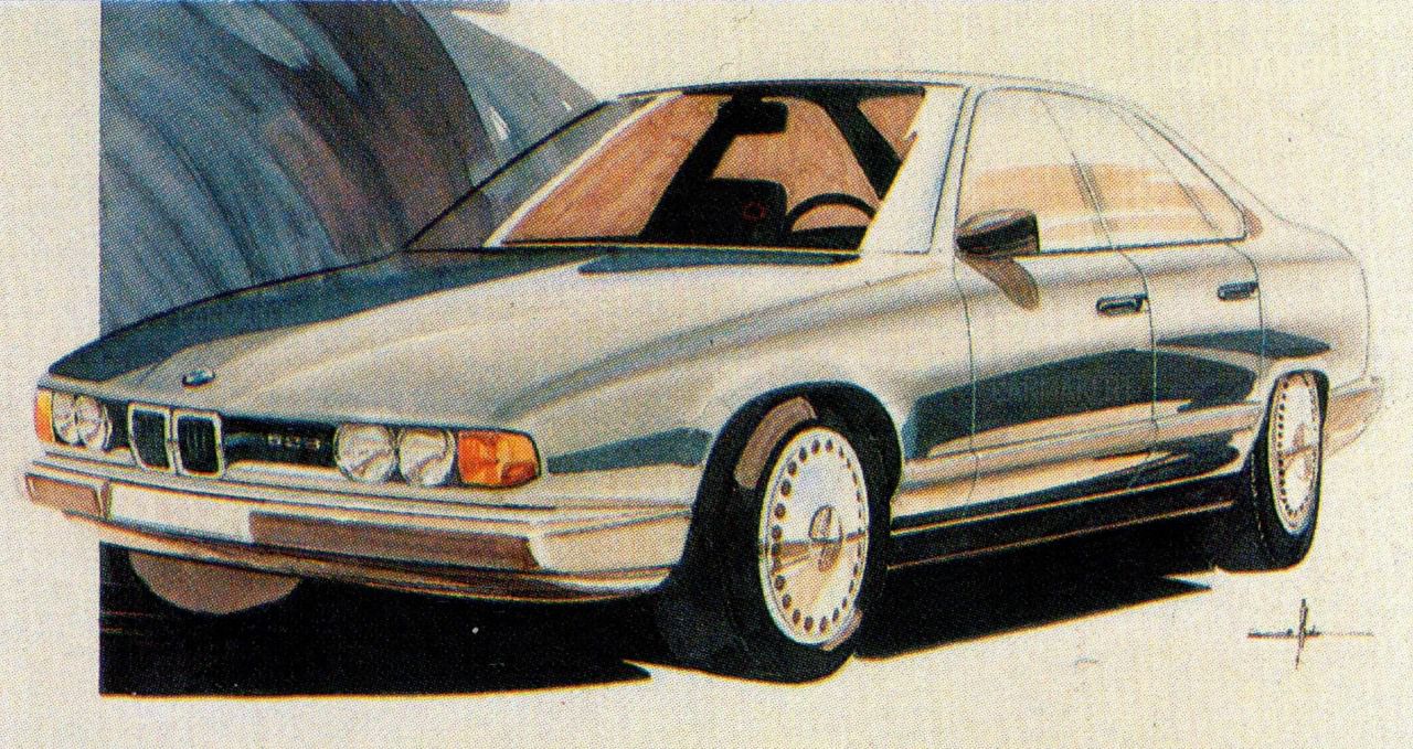 Diseño original de Ercole Spada para el modelo BMW Serie 5 E34