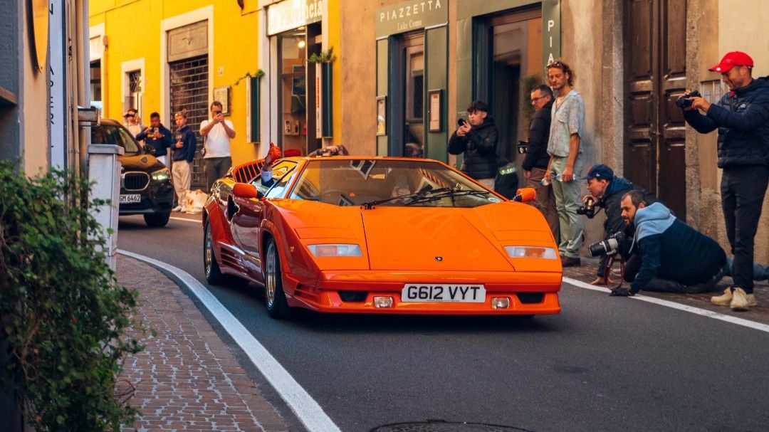 Lamborghini Countach de Mario Escudero en Villa d'Este (Autor: Jorge El Busto)