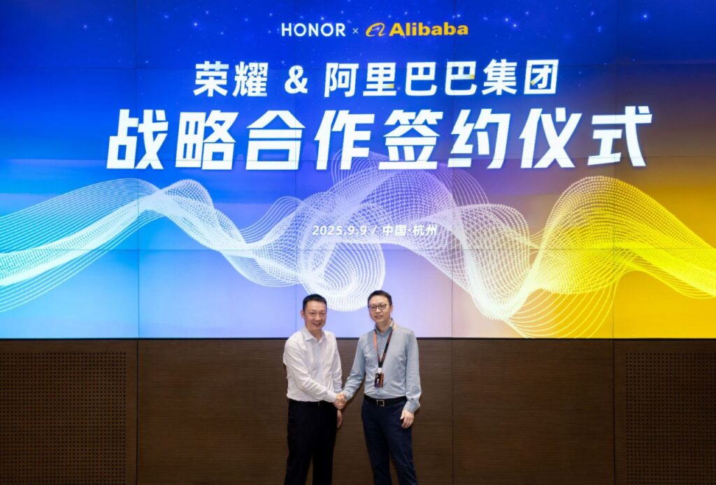 Honor y Alibaba sellan una alianza para impulsar la inteligencia artificial en móviles y servicios en la nube