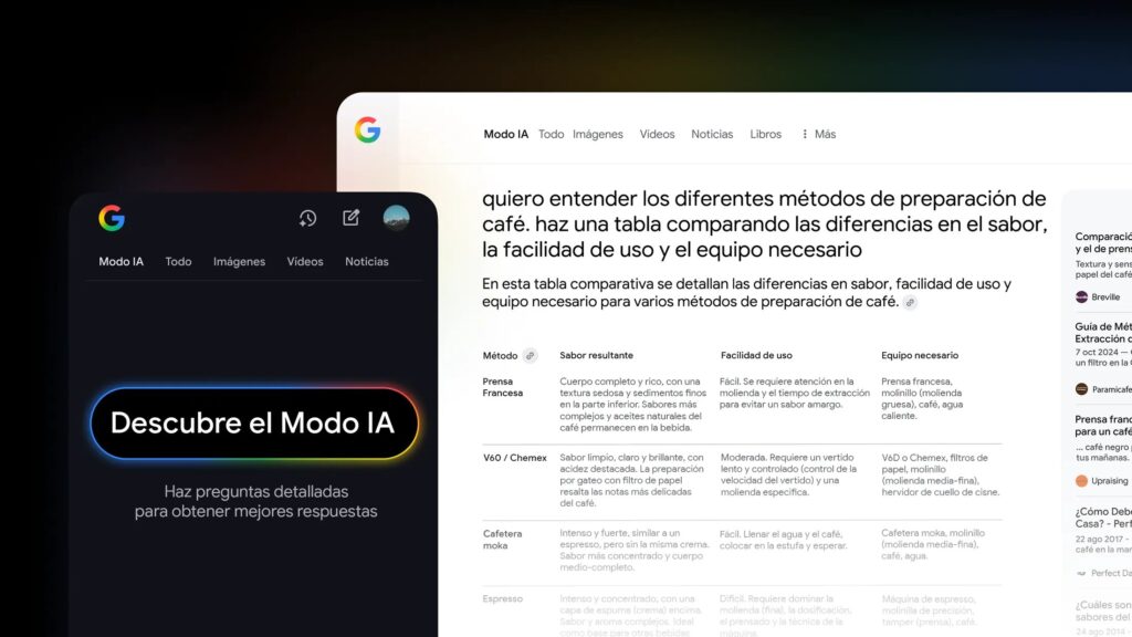 El Modo IA de Google llega a España: así funciona la nueva búsqueda potenciada por inteligencia artificial