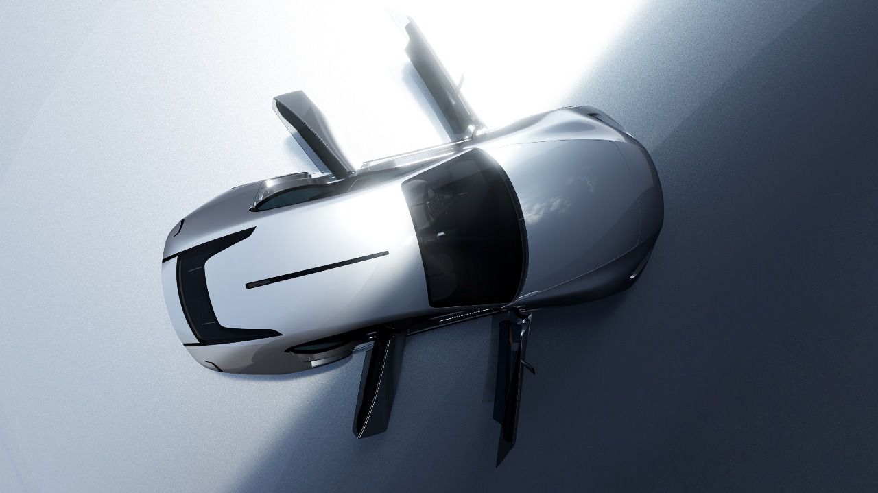 Vista cenital del Vision X-Coupe