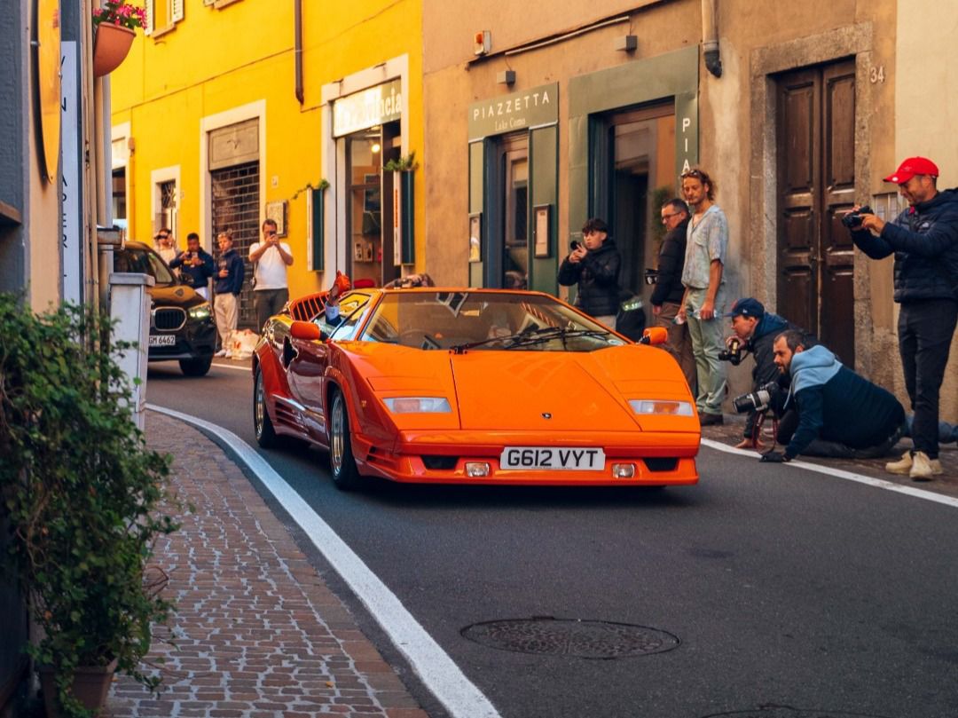 Lamborghini Countach 25th Anniversary en Lago di Como 2024 (Autor: Jorge El Busto @bustoracing)