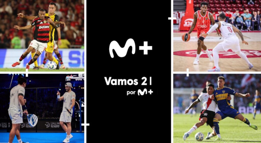 Movistar Plus+ reorganiza su oferta deportiva con el lanzamiento de 'Vamos 2 por M+' en el dial 51