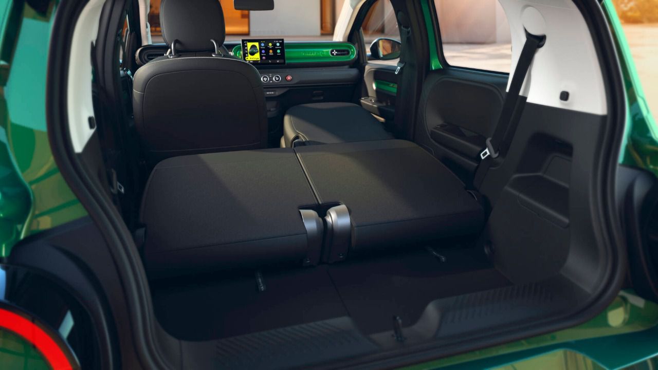 Espacio interior del Renault Twingo E-Tech