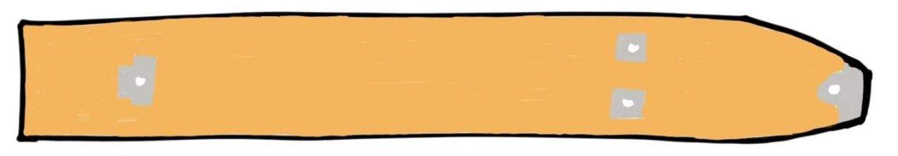 Plancha de madera bajo los monoplazas